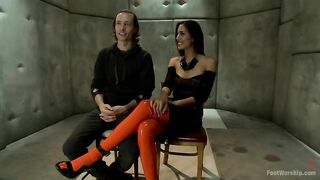 Foot Worship Lyla Storm (Foot Humiliation, Trampling and Latex)