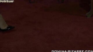 Domina Bizarre Lady Mephista Strenge Ledersession part1