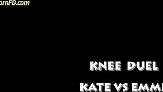 Kebranozes - Emme & Kate - Knee Duel Kate Vs Emme