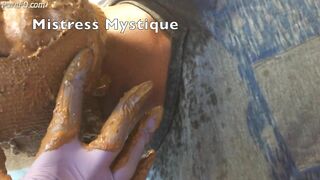 Mistress Mystique - Brown Birthday Cake