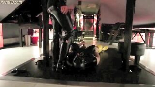DanishFemdom - Rubber urine slave