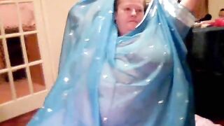 Ugly and obese granny exposes her disgusting fat body