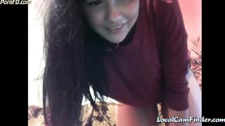 Sexy Big tit girl masturbating and having fun on cam