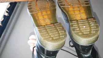 Getting Stomped POV - Smelly Foot and Sock Smother