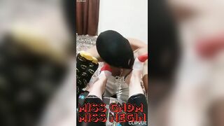 MISS NEGIN & MISS GNDM: foot worship of two Iranian mistresses by a loser slave