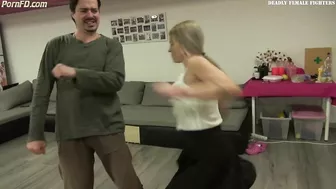 Barborka deadly kicking leson