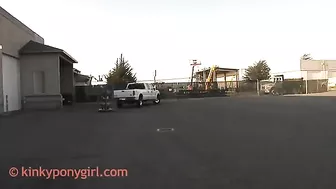 KINKY PONYGIRL - Cage Ride