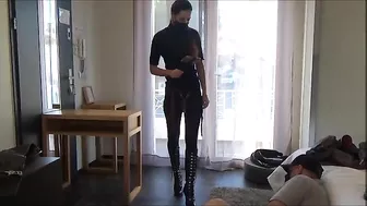 Dominatrix Wife Anal Fucks Exhibitionist Pervert