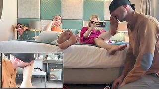 Goddess Grazi - Foot worship with two cameras - Empress Bella