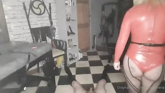 Mistress Athena - I might just put them balls underneath the soles of y boots