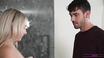 MomsTeachSex presents Bunny Madison & Molly Little - Stepmom Leaves Milk Out For S...