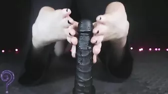 The Goddess Clue - Black Pedi Dildo Footjob HD