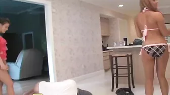 Christina Jenna and Naomi - Ball Kicking Party (Part 2 of 3)