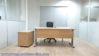 Young Goddess Club - Goddess Klara Pink - Unscrupulous Ebony Girl Exploits Her Boss