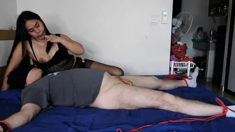 Mistress Wael Hallelujah Tease & Denial with Face Sitting (Premium Plan)