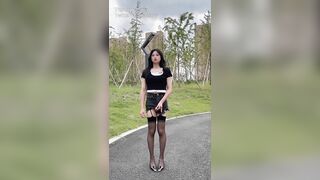 Suki TRANS 6 Outdoor Public Cumshot Compilation (Premium Plan)