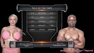 Alura Jenson - Alura Jenson vs Will Tile Mixed Wrestling - EvolvedFights