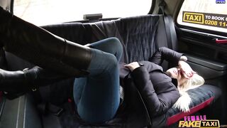 Angel Wicky - Busty Curvy Squirting Blonde Driver - FemaleFakeTaxi
