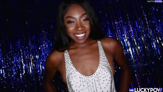 Anne Amari - Gorgeous Ebony Covered In Cum - MrLuckyPOV