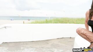 Ashley Adams - Squirting in Public with Ashley Adams - PublicBang
