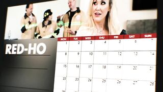 Brandi Love - Red-Hot Calendar Shoot - MilfsLikeItBig