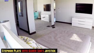 Brandi Love - Stepmom Plays with Gamer Stepson's Joystick - SpyFam