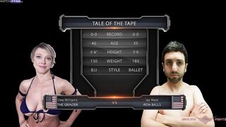 Dee Williams - Dee Williams vs Jay West Mixed Wrestling - EvolvedFights