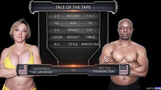 Dee Williams - Dee Williams vs Will Tile Mixed Wrestling - EvolvedFights