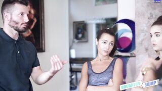 Devon Green and Lily Adams - Swap Fucking Fathers To Get Out Of Gymnastics - DaughterSwap