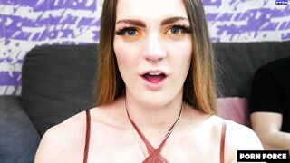 Eden Ivy - Carly Rae Summers Reacts to GORGEOUS ANAL TEEN EDEN IVY - PornForce