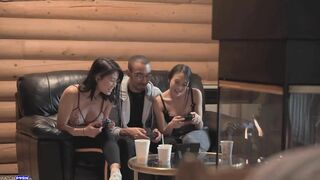 Jasmine Grey - Cabin Hookup With Oliver Davis And Chew
