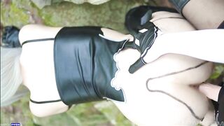 Lana Rain - A2 vs 2B Nier Automata
