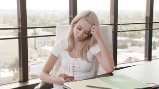 Madison Summers - BLONDE STUNNER, MADISON SUMMERS, FUCKS HER FRIEND'S DAD IN HIS OFFICE TO KEEP HER JOB - MyDaughtersHotFriend