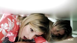 Nikki Brooks - Busty Stepmom Stuck Again - TabooHeat