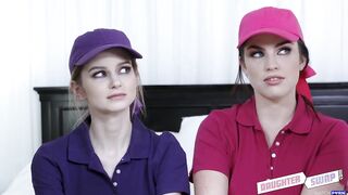 Raven Reign and Nadya Nabakova - Diabolical Dads Swap Their Ace Daughters - DaughterSwap