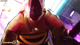 RubberStel - Hanging in heavy rubber bondage by Mrs Kim