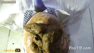 Femdom - Accelerated eating of shit