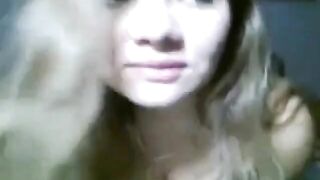 Amazing big tit woman puts 2 dildos in her wet pussy 2