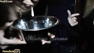 Goddess Serena and Paris spitting competition