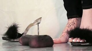 Sweetfeet & Ball Crushing Stilettos Tortures Balls