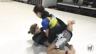double arm trap rear naked choke