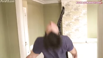 Femdom fight dakota catsuit