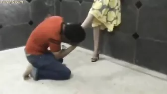 Swati & Shashank Foot Kiss indian femdom