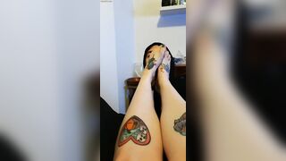 Instagram Live Foot Worship Session with my Foot Slave