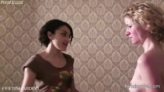 Slapping the bitch really hard in the face