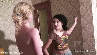 Slapping the bitch really hard in the face