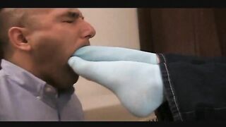 SockSlaves - Megan blue sock