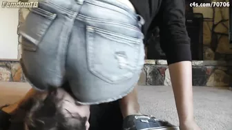 Anai Jolie - smothered by my butt and stinky shoes