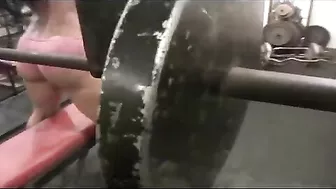 Erotic Muscle Videos pink shorts