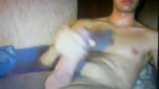 smooth turkish guy wanking huge thick cock on cam 2